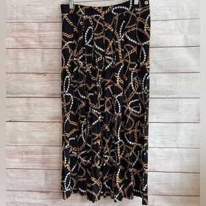 VINTAGE SK & CO‎ CHAIN PRINT SKIRT